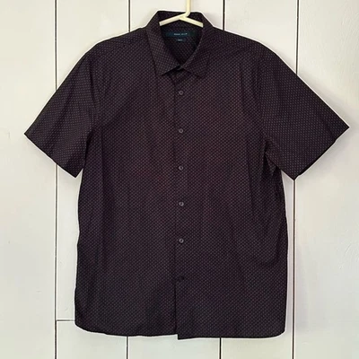 Perry Ellis Print Short Sleeve Shirt Sz L Slim Fit - Image 1 of 4