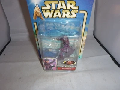 Bonecos Hasbro Star Wars Zam Wesell Attack of the Clones Collection 1 #18 NOVO - Imagem 1 de 4