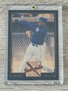1996 Leaf Limited Lumberjacks Black Ken Griffey Jr 354/500 - Picture 1 of 2