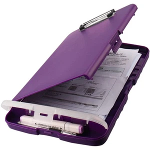 Clip Boards 8.5X11 with Storage Purple Clipboard with Storage Clipboard Folder - Picture 1 of 8
