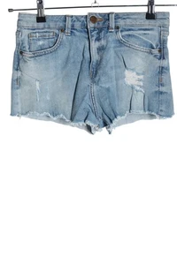 BERSHKA Pantalón corto de tela vaquera Mujeres Piratas Talla EU 34 azul - Imagen 1 de 5