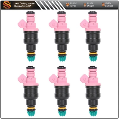 6 件燃油喷射器适用于宝马 M3 3.2L l6 1999 1998 1997 1996 宝马 328i 2.8L 1998 - 1999 — 第 1/4 张图片