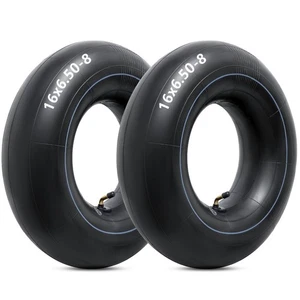 Heavy Duty 16x6.50-8 Inner Tubes with TR-87 Bent Valve Stem, Premium Replacem... - Picture 1 of 7