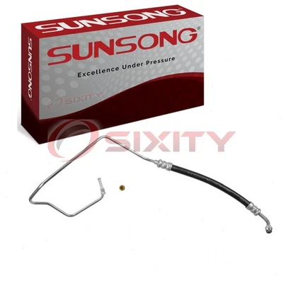 Sunsong Power Steering Pressure Line Hose for 1993-1996 Ford F-350 Assembly iz - Image 1 of 4