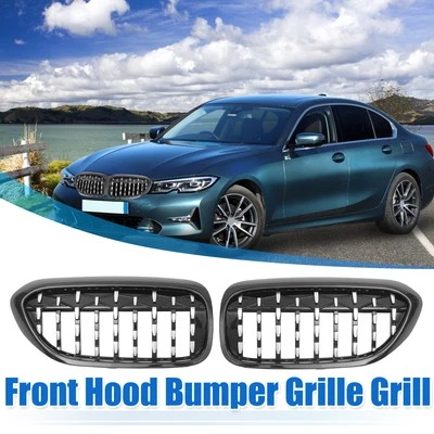 1 par de parrillas de parachoques del capó delantero para BMW 530e 530i 540d 540i xDrive G30 Foto 1 de 4