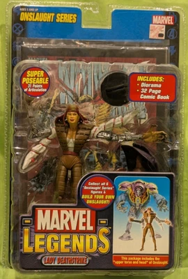 Marvel Legends LADY DEATHSTRIKE w/ Comic - Onslaught Series, 2006 - NEW - Image 1 of 4