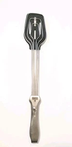 Kuhn Rikon Switzerland Stainless Steel Easy-Lock Tong Whisk Spatula Exc. - Picture 1 of 3