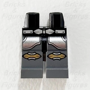 LEGO Castle King's Knight Minifigure Legs Part Hips Silver Armour Gold Knee Pads - Picture 1 of 1