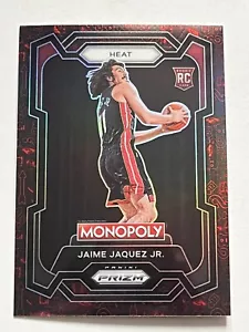 2023-24 Panini Prizm Monopoly Jaime Jaquez Jr. #48 Red Icons Prizm RC Card - Picture 1 of 2