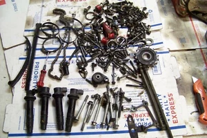 Yamaha YZF R6 Ignition Coils Nut Bolt Clamp Gear LOT 03-05 R6 06-09 R6S - Picture 1 of 6