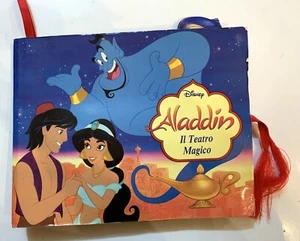 VINTAGE WALT DISNEY POP UP ALADDIN IL TEATRO MAGICO 1993 - Picture 1 of 7