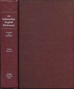 An Indonesian-English Dictionary by Hassan Shadily and John M. Echols, hardcover - Imagen 1 de 1