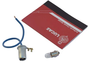 Lucas 54364380 Metal Instrument / Warning Light Bulb Holder & LLB282 6V Bulb - Picture 1 of 1