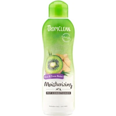 Tropiclean Kiwi And Cocoa Butter Conditioner 355Ml - Moisturising For Dog Cat - Image 1 of 3