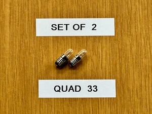 x1 Quad 33 Vorverstärker Ein/Aus Ersatz Glühbirne Lampe, andere Auflistung Quad FM3 (834) - Bild 1 von 3