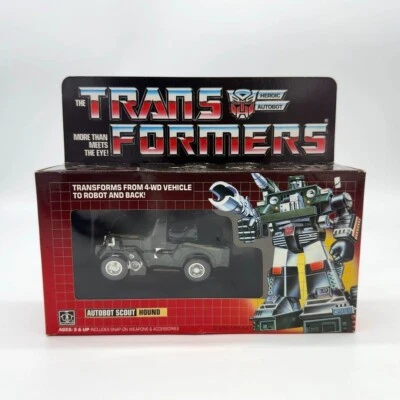 Transformers HASBRO HOUND Unopened 1980s RARE From 4WD Vehicle robot - Image 1 of 4