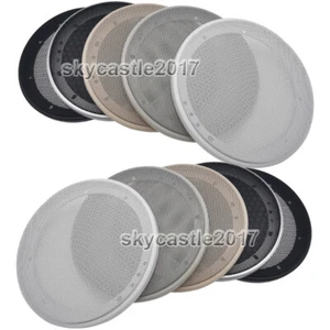1pcs 6.5" inch Speaker Grill Cover Car Home Audio Decorative Circle Metal Mesh - Picture 1 of 17