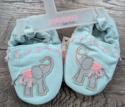 Ropa de bebé niña nueva Gymboree vintage verano safari talla 01-02 zapatos elefante Foto 1 de 2