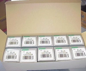 ELH Lamps for Ektagraphic II (and MANY others!) Projectors Case of 10! - Picture 1 of 3