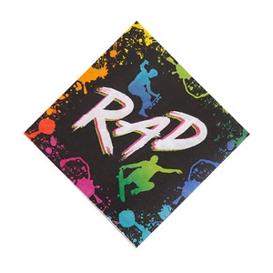 Fun Express Skateboard Party Kick Flip Luncheon Napkins - 16 Pc - Picture 1 of 1