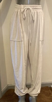 Charter Club Lounge Pants Women's 2XL White Winter Morning Adjustable Waist - Image 1 of 4