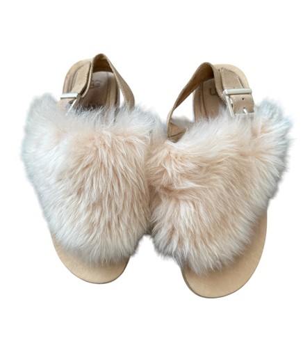 Sandali UGG Holly in morbida pelliccia di agnello ocra shearling US 8