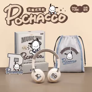 Pochacco Cuffie Auricolari Bluetooth Over-Ear Regalo Compleanno e Souvenir con Confezione Regalo - Foto 1 di 7