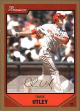 2007 (PHILLIES) Bowman Gold #181 Chase Utley