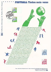 Philatelistisches Dokument 1. Tag: 24 2010 - Fußball Recto Verso - Bild 1 von 1