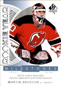 2017-18 SP Authentic Hockey Rookie Year Milestones Insert Singles - You Choose