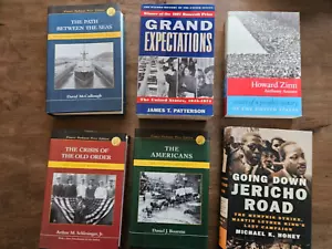 6 Book Lot, American History (4 Prize Winners) Schlesinger, Boorstin, McCullough - Picture 1 of 4
