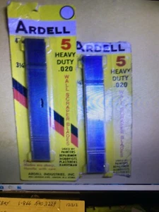 4" Aldel Schwerlast Ersatz Schaber Klingen 2 Packungen à 5 Das sind 10 Klingen - Bild 1 von 1