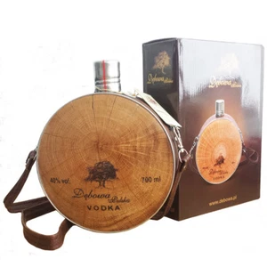 Vodka Debowa Buklak Flachmann Set 0,7L polnischer Wodka Jägerflasche - Bild 1 von 1