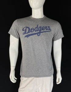 Los Angeles Dodgers '47 Embroidered Logo Gray T Shirt, A Grade, Size Small - Picture 1 of 6