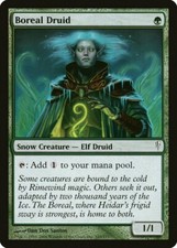 1X Boreal Druid Coldsnap NM/EX MTG CARD