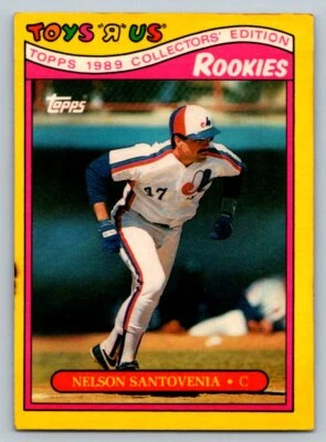 1989 Topps Toys "R" Us Rookies #25 Nelson Santovenia - Image 1 of 2