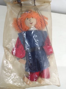 German Puppet Wicky Viking Marionette Toy Made in Germany Vintage Package Unused - Picture 1 of 10