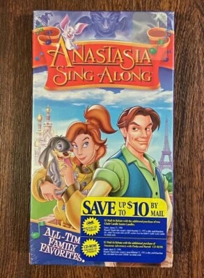 Anastasia Sing Along 1991 All-Time Family Favorites VHS   - Image 1 of 2