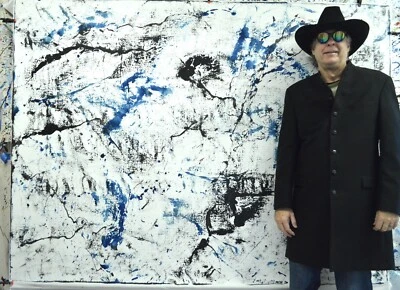 Jackson Pollock ￼style Professional Painting 84”X62” (7 Foot) Abstract Modern XL - Image 1 of 4