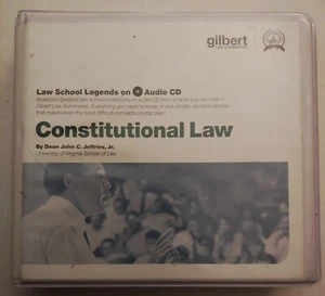 Law School Legends Audio on Constitutional Law CD Gilbert 2005 5-Disc Set UNUSED - Picture 1 of 3