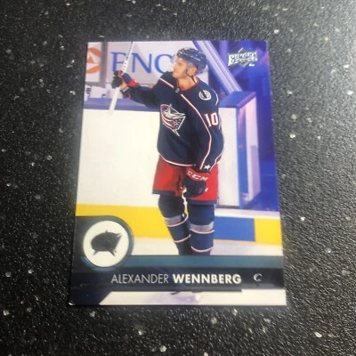Alexander Wennberg 2017-18 Upper Deck Series 2 Hockey #303 NHL Colum Blue Jacket - Image 1 of 2