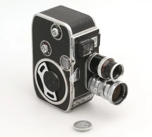 Cámara de película Bolex Paillard Normal 8 con Yvar 2,8/36 mm + Schneider Cinegon 1,9/6,5 - Imagen 1 de 4