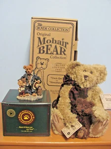 NIB BOYDS BEARS LIMITED EDITION 1997 UNCLE GUS AND HONEYBUNCH ORIGINAL MOHAIR - Picture 1 of 4