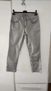 Damen Hose Multiblu Gr.36 Hell Grau 7/8 Länge Capri Ungetragen Sommer  - Bild 1 von 14