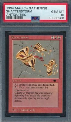 Antiquities Shatterstorm PSA 10 Graded Magic MTG (6580) - Image 1 of 3