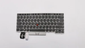 Lenovo Silver Keyboard E480 01YN380 01YN300 Non Backlit - Picture 1 of 1