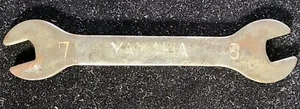 Vintage Yamaha Motorcycle Tool Wrench Open End 7mm and 8mm. B342 - Picture 1 of 6