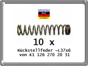 10x Feder von Kolben; 1262722031 ;von Automatikgetriebe Mercedes Benz 722.3/5 - Picture 1 of 2