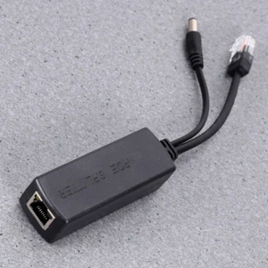 Adaptateur Secteur POE Noir POE Câble Adaptateur Télécommande Caméra Interrupteur Caméra Vidéo - Photo 1/12
