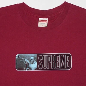 Supreme T-SHIRT ~ MILES DAVIS ~ Gr. L / LARGE ~ GUT, GEBRAUCHT ~ CARDINAL ~ kostenloser Versand - Bild 1 von 13